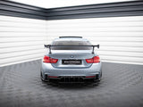 Carbon Spoiler With External Brackets Uprights compatible with BMW 4 F32 / 4 F32 M-Pack Coupe