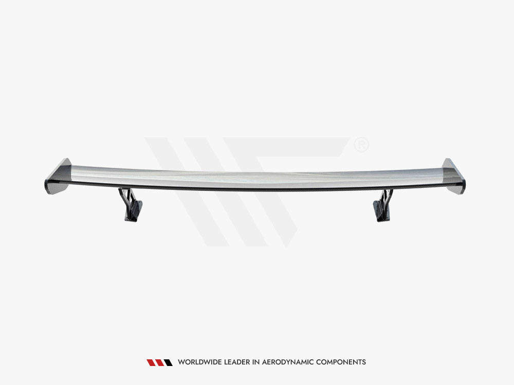 Carbon Spoiler With External Brackets Uprights compatible with BMW 4 F32 / 4 F32 M-Pack Coupe