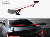 Carbon Spoiler With External Brackets Uprights + LED compatible with BMW 4 F32 / 4 F32 M-Pack Coupe
