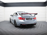 Carbon Spoiler With External Brackets Uprights + LED compatible with BMW 4 F32 / 4 F32 M-Pack Coupe