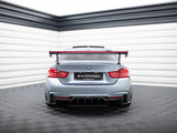 Carbon Spoiler With External Brackets Uprights + LED compatible with BMW 4 F32 / 4 F32 M-Pack Coupe