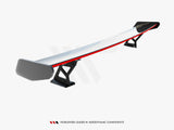 Carbon Spoiler With External Brackets Uprights + LED compatible with BMW 4 F32 / 4 F32 M-Pack Coupe