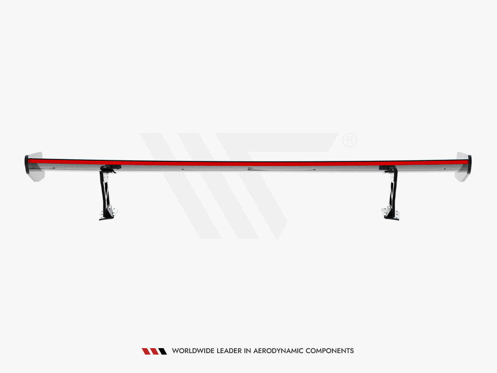 Carbon Spoiler With External Brackets Uprights + LED compatible with BMW 4 F32 / 4 F32 M-Pack Coupe
