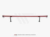Carbon Spoiler With External Brackets Uprights + LED compatible with BMW 4 F32 / 4 F32 M-Pack Coupe