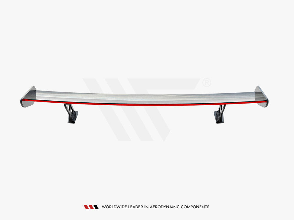 Carbon Spoiler With External Brackets Uprights + LED compatible with BMW 4 F32 / 4 F32 M-Pack Coupe