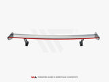 Carbon Spoiler With External Brackets Uprights + LED compatible with BMW 4 F32 / 4 F32 M-Pack Coupe