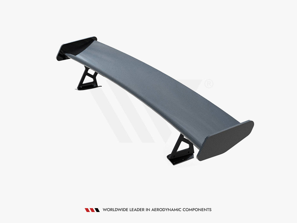 Carbon Spoiler With External Brackets Uprights + LED compatible with BMW 4 F32 / 4 F32 M-Pack Coupe