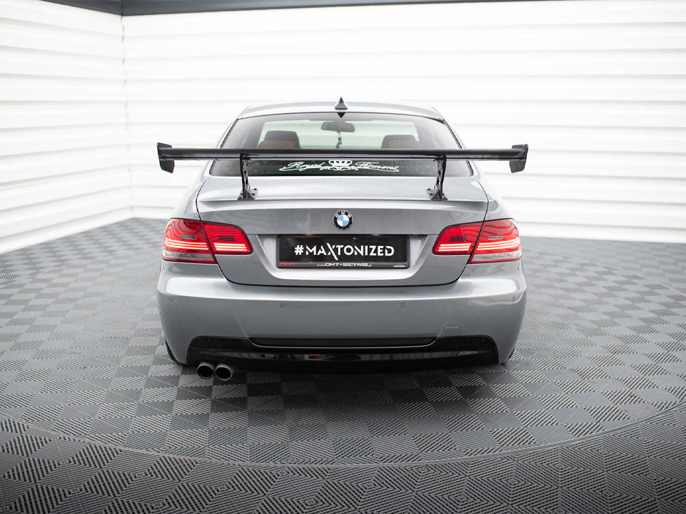 Carbon Spoiler With Internal Brackets Uprights compatible with BMW 3 / M3 Coupe E92
