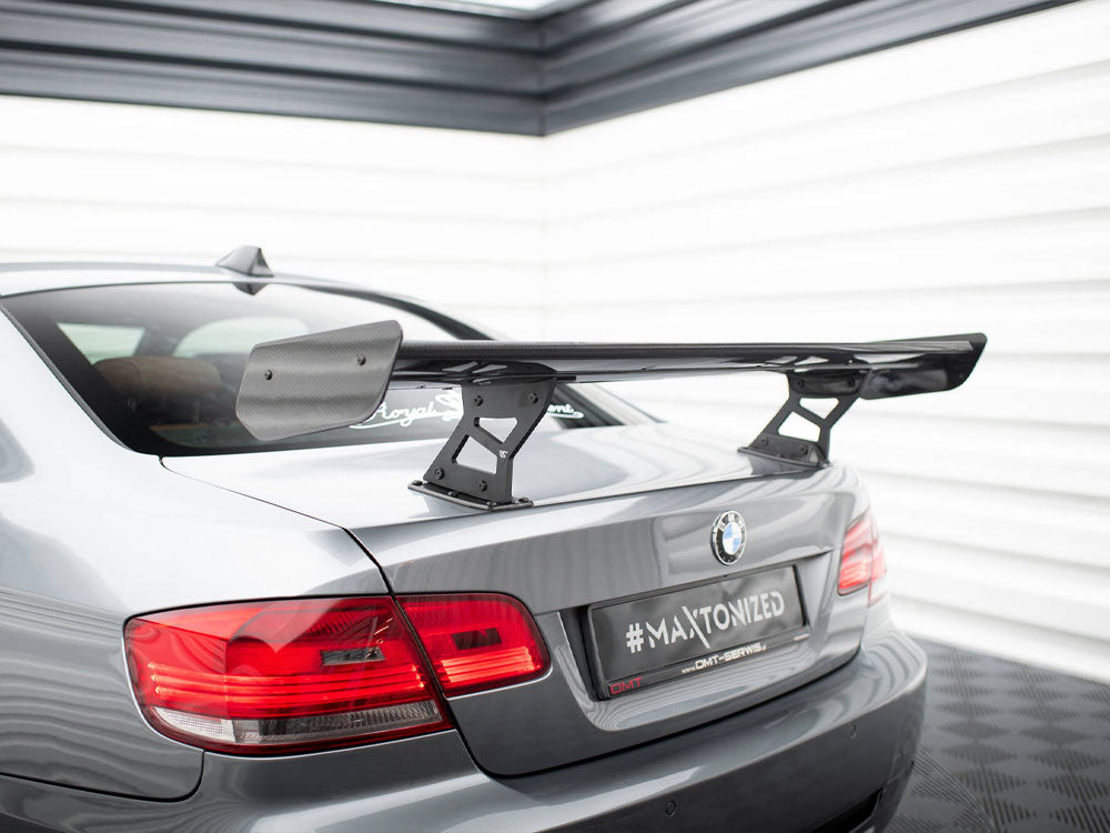 Carbon Spoiler With Internal Brackets Uprights compatible with BMW 3 / M3 Coupe E92