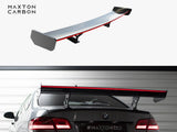 Carbon Spoiler With Internal Brackets Uprights + LED compatible with BMW 3 / M3 Coupe E92