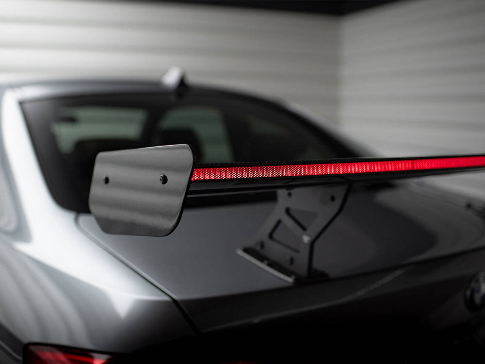 Carbon Spoiler With Internal Brackets Uprights + LED compatible with BMW 3 / M3 Coupe E92