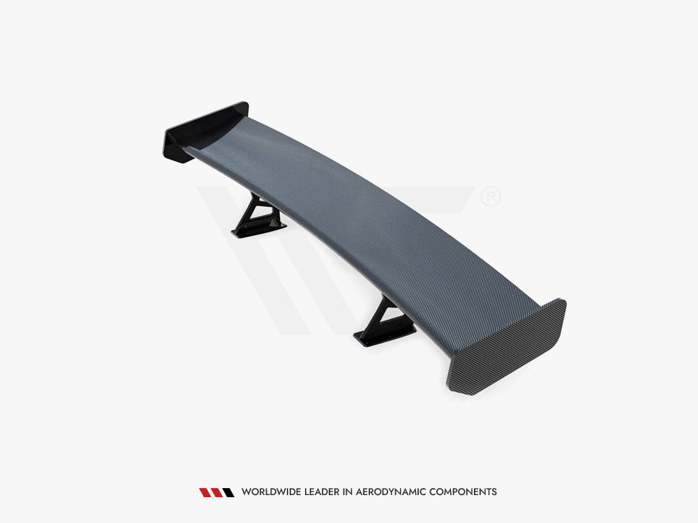 Carbon Spoiler With Internal Brackets Uprights + LED compatible with BMW 3 / M3 Coupe E92