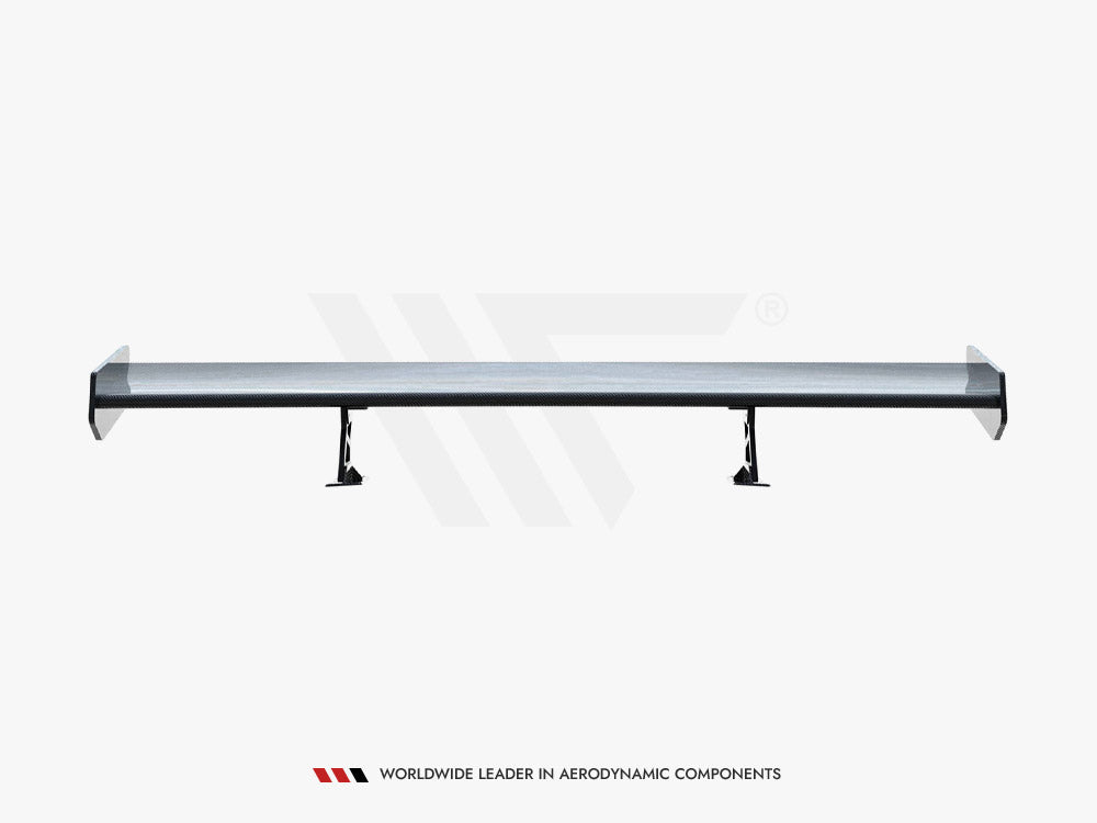 Carbon Spoiler With Internal Brackets Uprights + LED compatible with BMW 3 / M3 Coupe E92