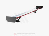 Carbon Spoiler With External Brackets Uprights + LED compatible with BMW 3 / M3 Coupe E92