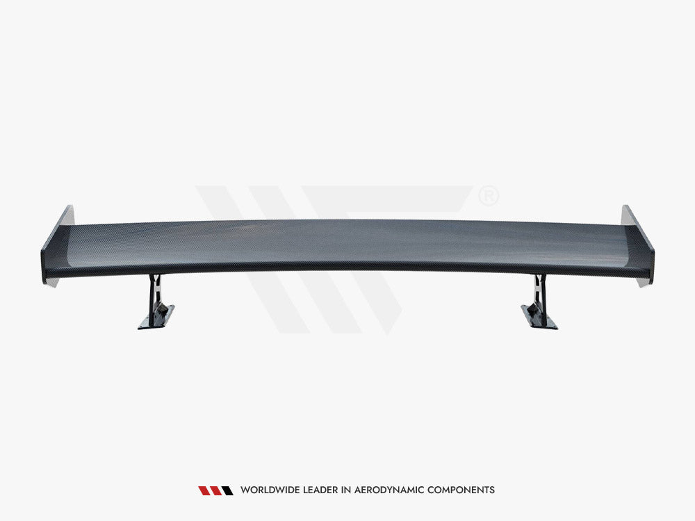 Carbon Spoiler With External Brackets Uprights + LED compatible with BMW 3 / M3 Coupe E92