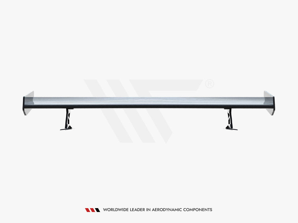 Carbon Spoiler With External Brackets Uprights + LED compatible with BMW 3 / M3 Coupe E92