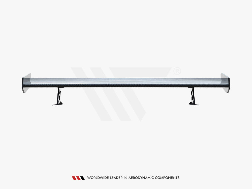 Carbon Spoiler With External Brackets Uprights + LED compatible with BMW 3 / M3 Coupe E92