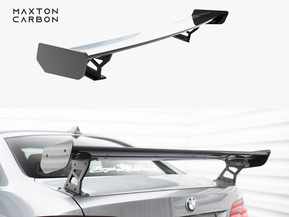 Carbon Spoiler With External Brackets Uprights compatible with BMW 3 / M3 Coupe E92