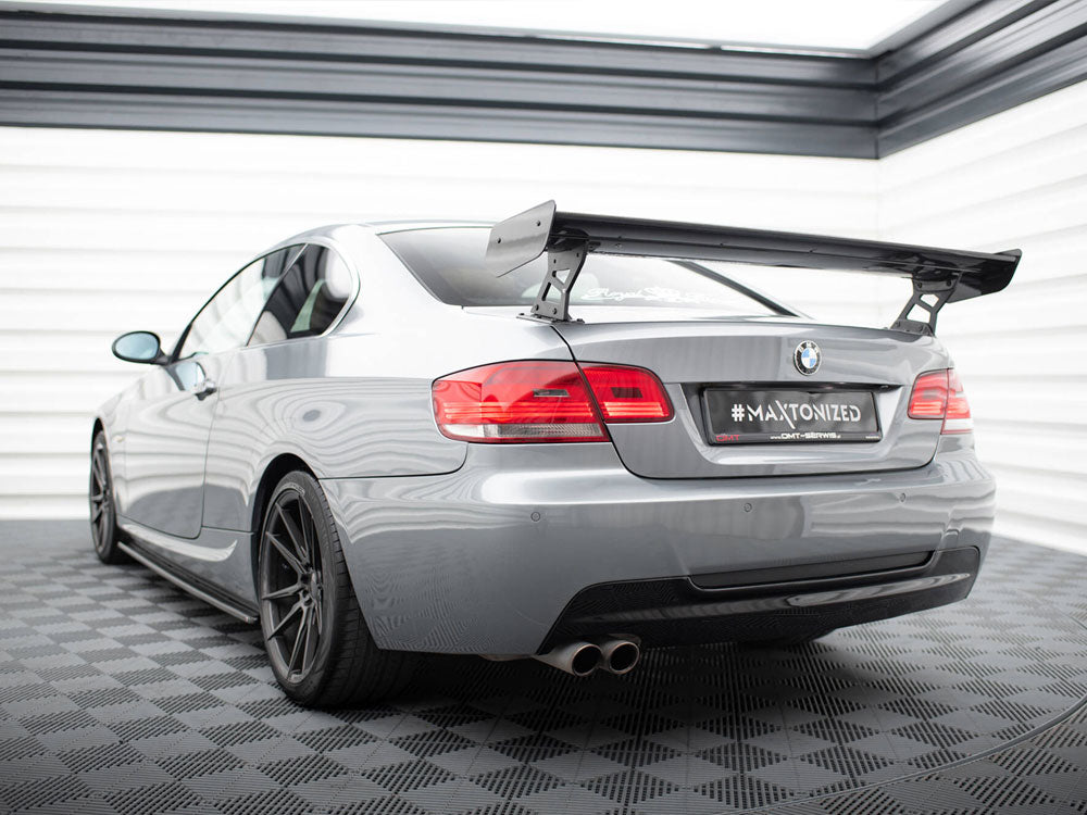 Carbon Spoiler With External Brackets Uprights compatible with BMW 3 / M3 Coupe E92