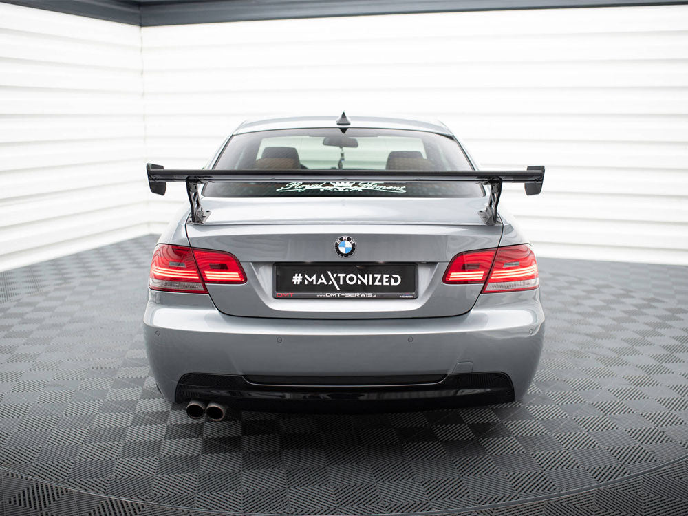 Carbon Spoiler With External Brackets Uprights compatible with BMW 3 / M3 Coupe E92