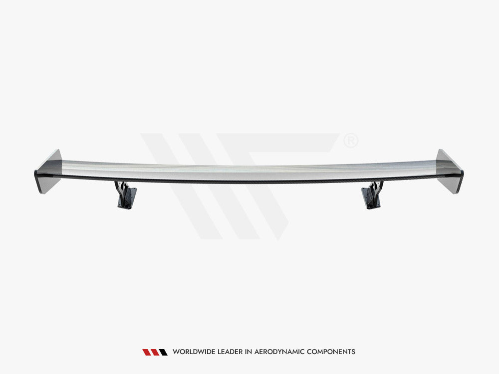Carbon Spoiler With External Brackets Uprights compatible with BMW 3 / M3 Coupe E92