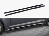 Side Skirts Diffusers compatible with Audi S5 Coupe / A5 S Line Coupe F5 Facelift