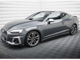 Side Skirts Diffusers compatible with Audi S5 Coupe / A5 S Line Coupe F5 Facelift