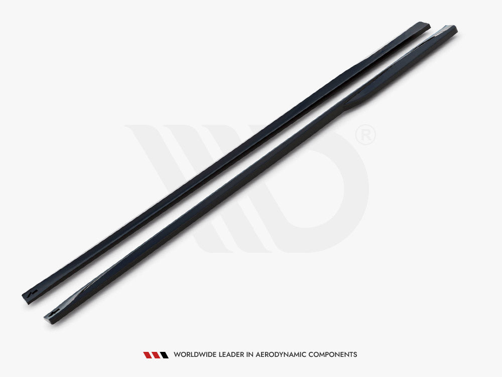 Side Skirts Diffusers compatible with Audi S5 Coupe / A5 S Line Coupe F5 Facelift