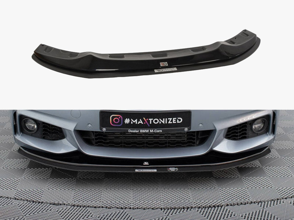 Hybrid Front Splitter compatible with BMW 4 Coupe / Gran Coupe / Cabrio M-Pack F32 / F36 / F33