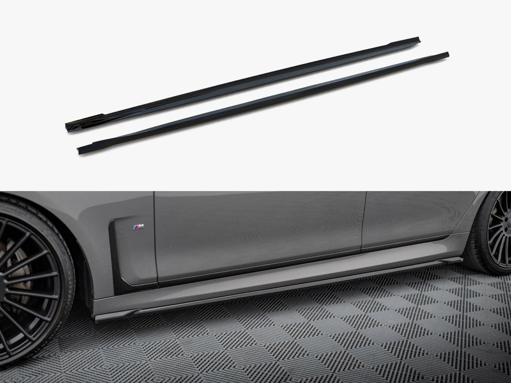 Side Skirts Diffusers V.2 compatible with BMW 7 M-Pack G11