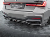 Rear Splitter (Vertical Bars) V.2 compatible with BMW 7 M-Pack G11 / G12 Facelift