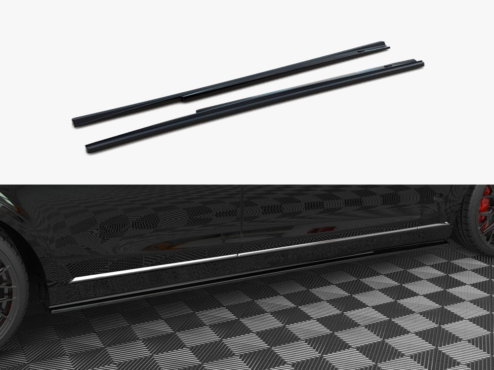 Side Skirts Diffusers compatible with Mercedes-Benz S Long W222