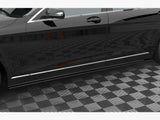 Side Skirts Diffusers compatible with Mercedes-Benz S Long W222