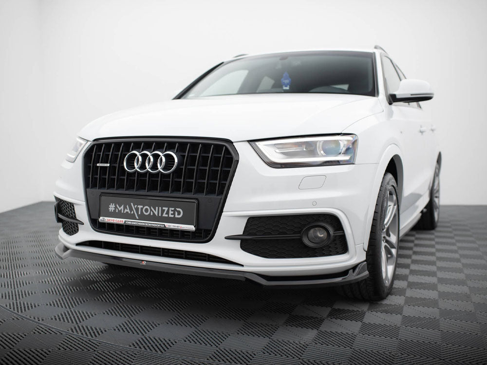 Front Splitter V.2 compatible with Audi Q3 S Line 8U