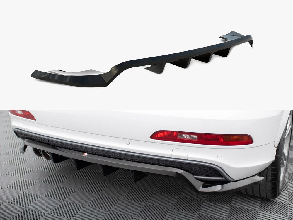 Rear Splitter (Vertical Bars) compatible with Audi Q3 S Line 8U