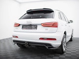 Rear Splitter (Vertical Bars) compatible with Audi Q3 S Line 8U