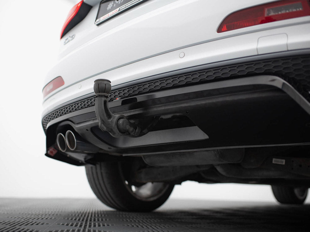 Rear Splitter (Vertical Bars) compatible with Audi Q3 S Line 8U