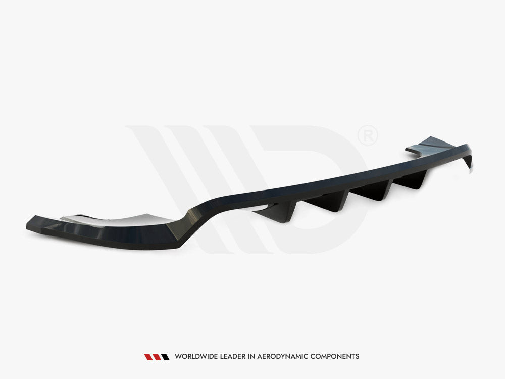 Rear Splitter (Vertical Bars) compatible with Audi Q3 S Line 8U