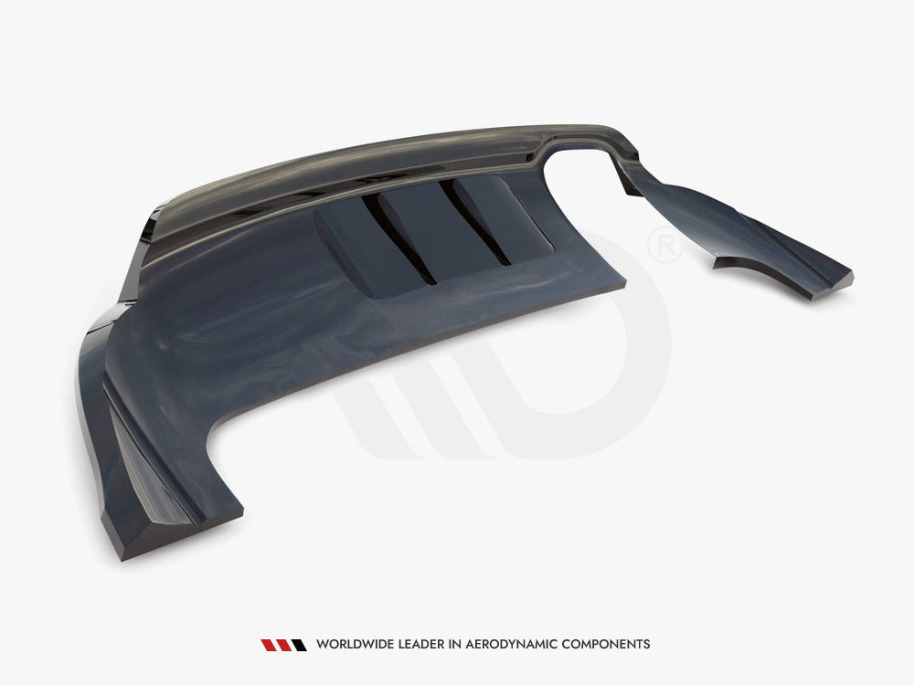 Rear Splitter (Vertical Bars) compatible with Audi Q3 S Line 8U