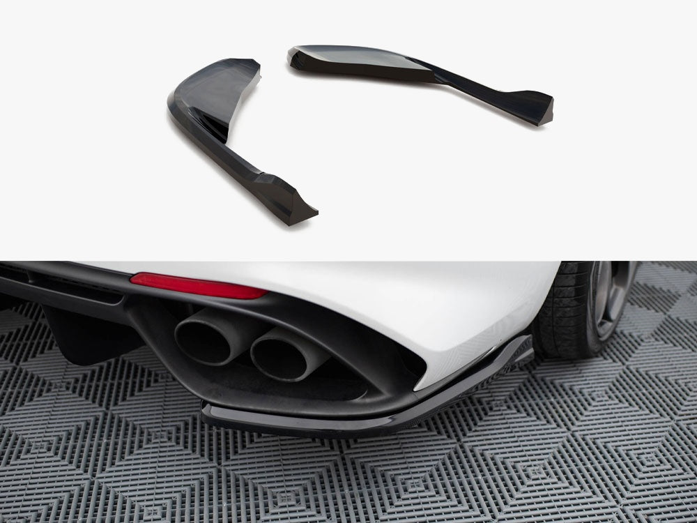 Rear Side Splitters compatible with Alfa Romeo Giulia Quadrifoglio