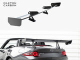 Carbon Spoiler With Upper Swan Mounting compatible with Mazda MX-5 ND (Mk4)