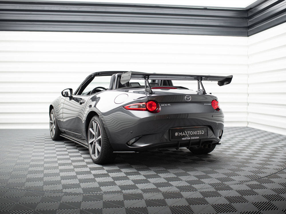 Carbon Spoiler With Upper Swan Mounting compatible with Mazda MX-5 ND (Mk4)