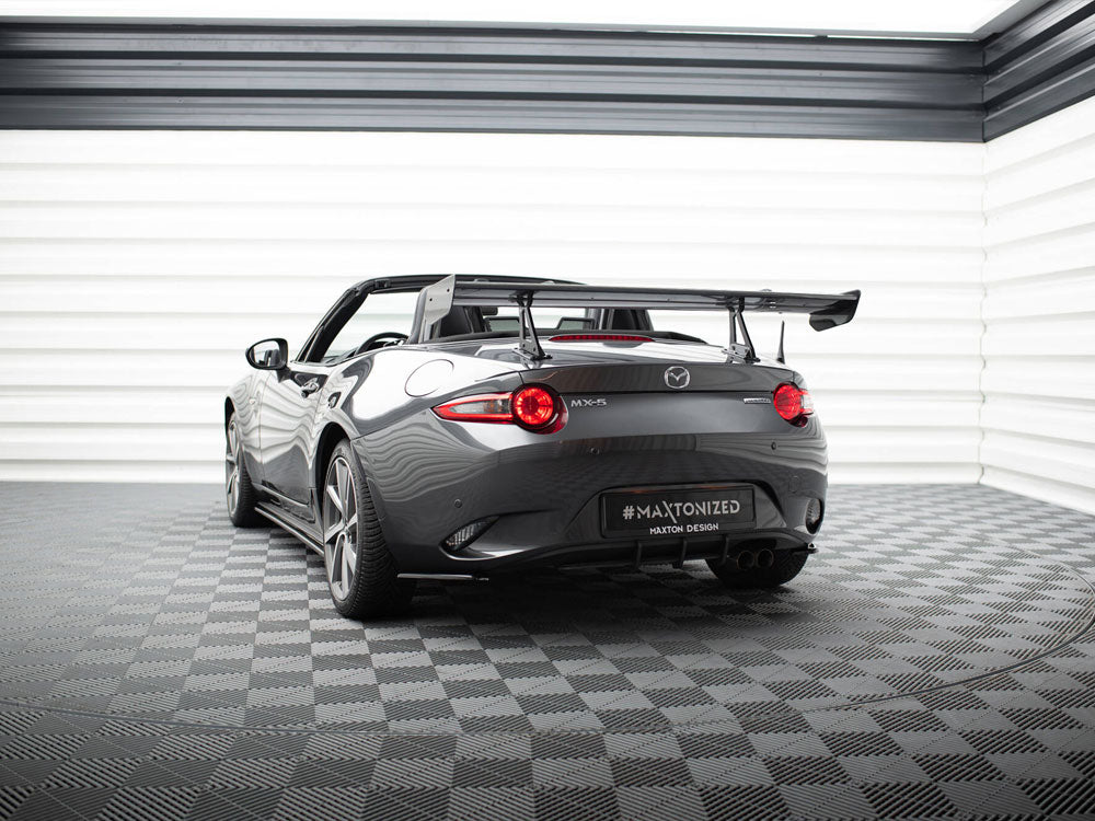 Carbon Spoiler With Upper Swan Mounting compatible with Mazda MX-5 ND (Mk4)