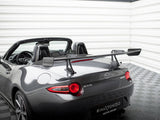 Carbon Spoiler With Upper Swan Mounting compatible with Mazda MX-5 ND (Mk4)