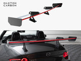 Carbon Spoiler With Upper Swan Mounting + LED compatible with Mazda MX-5 ND (Mk4)