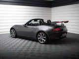Carbon Spoiler With Upper Swan Mounting + LED compatible with Mazda MX-5 ND (Mk4)