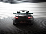 Carbon Spoiler With Upper Swan Mounting + LED compatible with Mazda MX-5 ND (Mk4)