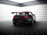 Carbon Spoiler With Upper Swan Mounting + LED compatible with Mazda MX-5 ND (Mk4)