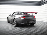 Carbon Spoiler With Upper Swan Mounting + LED compatible with Mazda MX-5 ND (Mk4)
