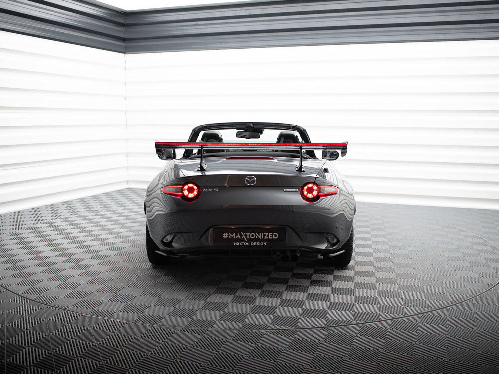 Carbon Spoiler With Upper Swan Mounting + LED compatible with Mazda MX-5 ND (Mk4)